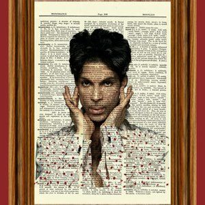 Prince Upcycled Dictionary Art Print